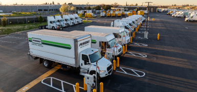 How Hitachi and Penske Are Leading the Charge in Sustainable Truck Fleet Charging